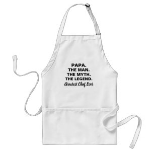 パパマン神話伝説の引用文シェフ スタンダードエプロン