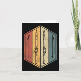 パパメンズ女子ヴィンテージスキースキヤー向けスキーギフト カード