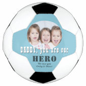 パパモダンお前はヒーロー写真父の日だ サッカーボール (正面)