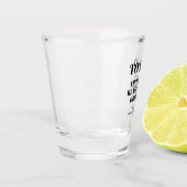 パパモダンと娘おもしろいの父の日 ショットグラス (左)