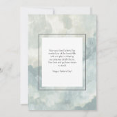 パパモダンの最初の父の日あなたの写真 シーズンカード (裏面)