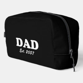 パパモダンカスタムタイポグラフィの日付プレーン黒 ドップキット