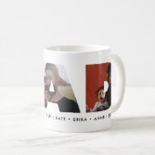 パパモダンパパ写真コラージュ切り出し父の日 コーヒーマグカップ (正面右)