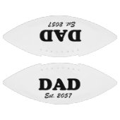 パパモダンブラックタイポグラフィカスタム開始日 アメリカンフットボール (パネル)