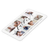 パパモダン写真コラージュの父スクリプトギフト マグネット (左側)