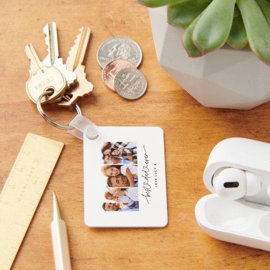 パパモダン可愛い数々の台本の写真 キーホルダー (デスク)