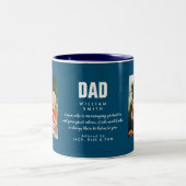 パパモダン引用文クールフォトブルー ツートーンマグカップ (中央)