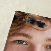 パパモダン最初父の日新生児写真 ビーチタオル (インサイチュ)