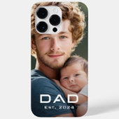 パパモダン最初父の日新生児写真 Case-Mate iPhoneケース (裏面)