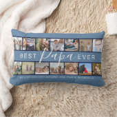 パパモダン最高のー・エバー写真コラージュ ランバークッション (ブランケット)