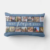 パパモダン最高のー・エバー写真コラージュ ランバークッション (正面)