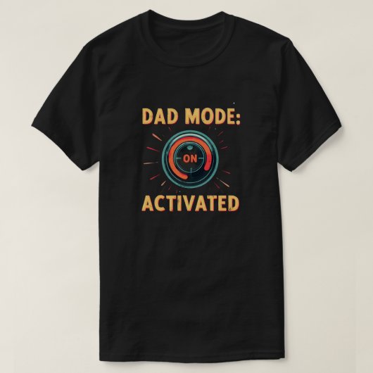 パパモード：アクティブ Tシャツ (デザイン正面)