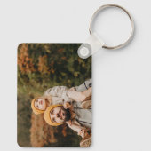 パパユニーク写真コラージュ、パパ用写真ギフト キーホルダー (裏面)