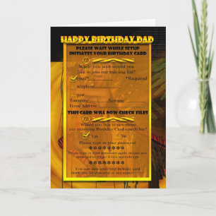 パパユーモアのあるー誕生日カード カード