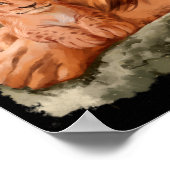 パパライオンと小さなライオンの子 ポスター (角)