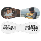 パパライフは最高のライフの2つの写真お父さんの日 ソフトボール (パネル)
