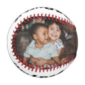 パパライフは最高のライフの2つの写真お父さんの日 野球ボール (正面左)