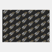 パパライフは最高のライフファーザー引用文 ラッピングペーパーシート (正面2)