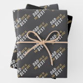 パパライフは最高のライフファーザー引用文 ラッピングペーパーシート (インサイチュ)