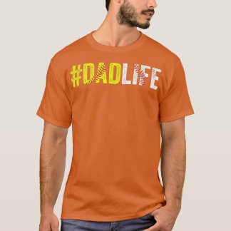 パパライフソフトボールDaddyベースボールスポーツラバーファース Tシャツ