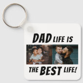 パパライフ最高のザ・ライフ2写真父 キーホルダー (正面)