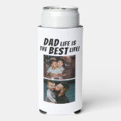 パパライフ最高のザ・ライフ2写真父 スリム缶クーラー (Seltzer裏面)