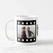 パパライフ最高のス誕生日写真テンプレート コーヒーマグカップ (左)