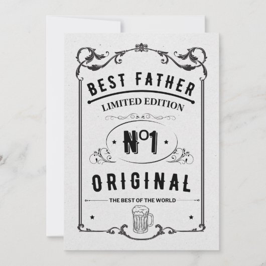 パパライフ最高のズ 招待状 (正面)