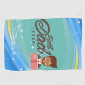 パパラッキータオル最高の:パパゴルフタオル ゴルフタオル (横)