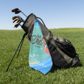 パパラッキータオル最高の:パパゴルフタオル ゴルフタオル (グリーン)