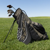 パパラッキーチャーム:最高のパパゴルフタオル ゴルフタオル (グリーン)