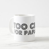 パパラッチには上品すぎる コーヒーマグカップ (正面左)