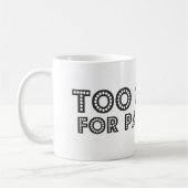 パパラッチには上品すぎる コーヒーマグカップ (左)