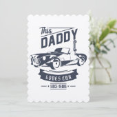 パパラブカーパーソナライズされた- -誕生日 カード (スタンド正面)