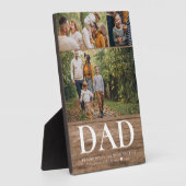 パパラブユーフォトコラージュファ素朴モダンザー フォトプラーク (側面)