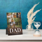 パパラブユーフォトコラージュファ素朴モダンザー フォトプラーク (側面)