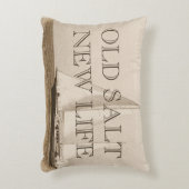 パパリタイアサイルボートヴィンテージ写真 アクセントクッション (正面(垂直))