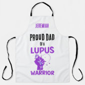 パパル誇りを持ったパス戦士の父の日 エプロン (正面)