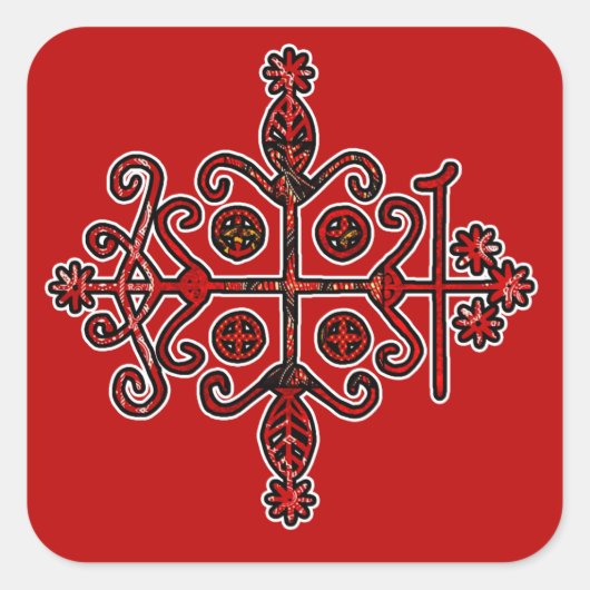 パパレグバエレグアヴェーヴェーシユ スクエアシール (正面)