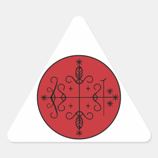 パパレグバヴェーブ 三角形シール (正面)