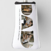 パパレターフォトコラージュ父の日 ゴルフヘッドカバー (回転90)