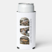 パパレターフォトコラージュ父の日 スリム缶クーラー (Seltzer正面)