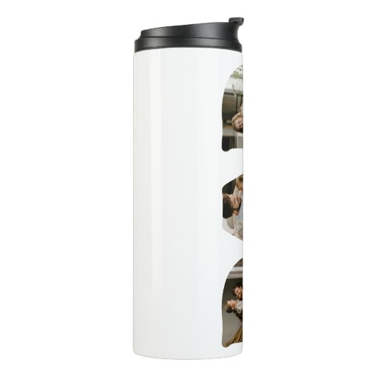 パパレターフォトコラージュ父の日 タンブラー (回転左)