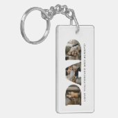 パパレター写真コラージュ キーホルダー (正面左)