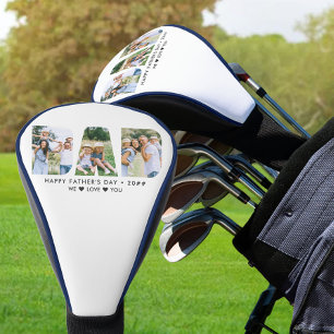パパレター切り出しフォトコラージュカスタム文字ゴルフH ゴルフヘッドカバー