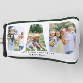 パパレター切り出しフォトコラージュカスタム文字 ゴルフヘッドカバー (正面)