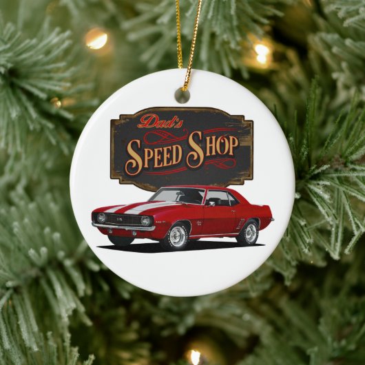 パパレッドスピードショップ セラミックオーナメント (ツリー)