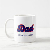 パパレトロ赤と青,カスタム年 コーヒーマグカップ (左)