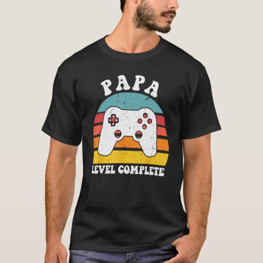 パパレベル完全パパファミリー Tシャツ (正面)