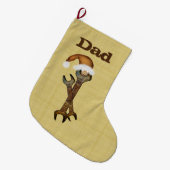 パパレンツクリスマスストッキング ラージクリスマスストッキング (正面 (吊り時))